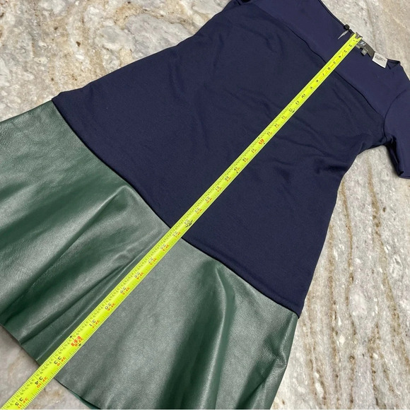 Sachin & Babi Leather Peplum Hem Mini Dress - Picture 4 of 11